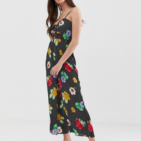 asos polka dot jumpsuit